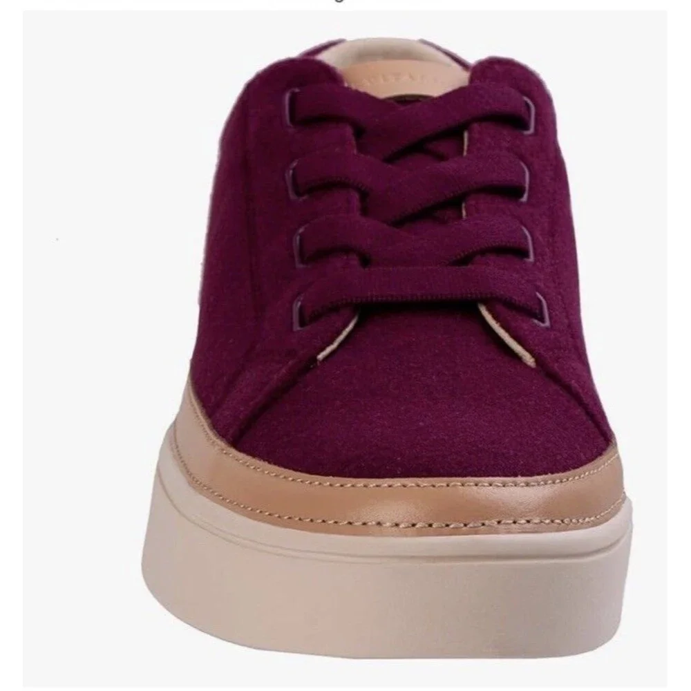 Revitalign Malibú Size 6B Women's Leather Casual Orthotic Shoes Burgundy - Picture 8 of 11